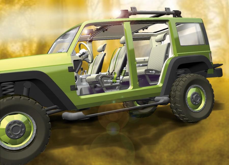  Jeep Rescue Concept 2004 года  (фото 33 из 61)